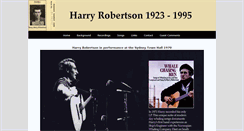 Desktop Screenshot of harryrobertson.net