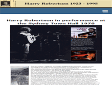 Tablet Screenshot of harryrobertson.net
